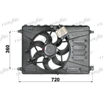 Ventilateur, refroidissement du moteur FRIGAIR OEM LR026078