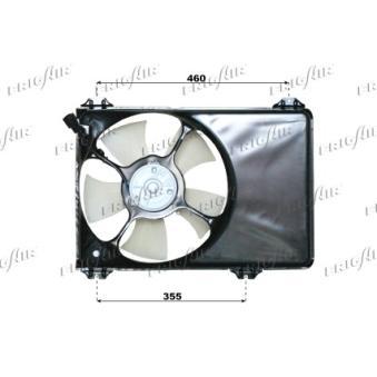 Ventilateur, refroidissement du moteur FRIGAIR 0514.2001