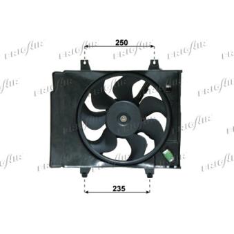 Ventilateur, refroidissement du moteur FRIGAIR 0533.2001