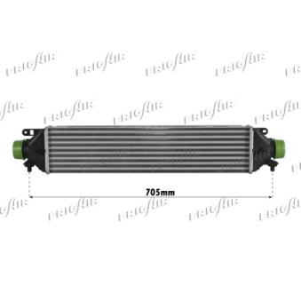 Intercooler, échangeur FRIGAIR OEM 860331