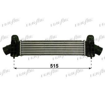 Intercooler, échangeur FRIGAIR OEM 1222890