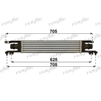Intercooler, échangeur FRIGAIR OEM 55702004 Intercooler, échangeur FRIGAIR OEM 55702004
