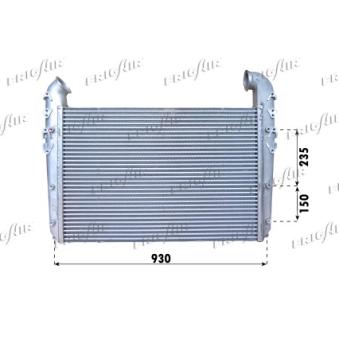 Intercooler, échangeur FRIGAIR OEM 1516489