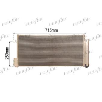 Condenseur, climatisation FRIGAIR OEM 55700408