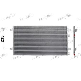 Condenseur, climatisation FRIGAIR 0804.2079