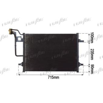 Condenseur, climatisation FRIGAIR OEM 3B0260401A Condenseur, climatisation FRIGAIR OEM 3B0260401A