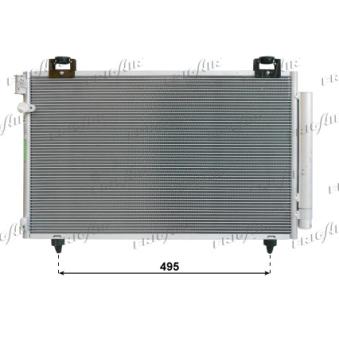 Condenseur, climatisation FRIGAIR OEM 8845005100
