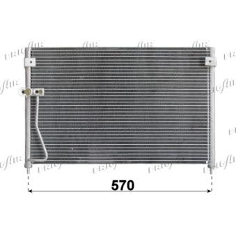 Condenseur, climatisation FRIGAIR 0825.3016