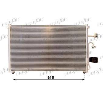 Condenseur, climatisation FRIGAIR 0831.3013