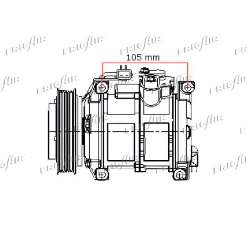 Compresseur, climatisation FRIGAIR 920.30148 - Visuel 1