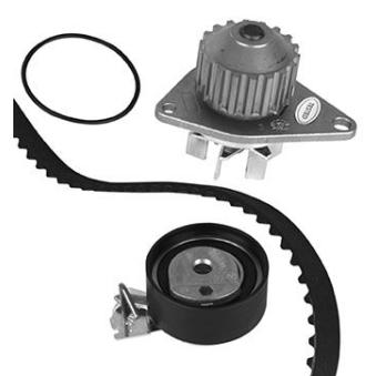 Pompe à eau + kit de courroie de distribution GRAF KP837-1 pour CITROEN C3 1.4 LPG - 73cv