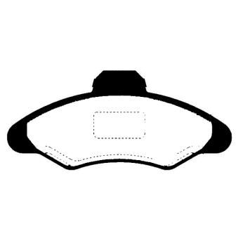 Jeu de 4 plaquettes de frein avant RAICAM OEM 6500954