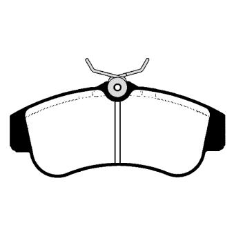 Jeu de 4 plaquettes de frein avant RAICAM OEM 410602F026