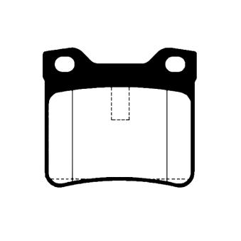 Jeu de 4 plaquettes de frein arrière RAICAM OEM 425130 Jeu de 4 plaquettes de frein arrière RAICAM OEM 425130