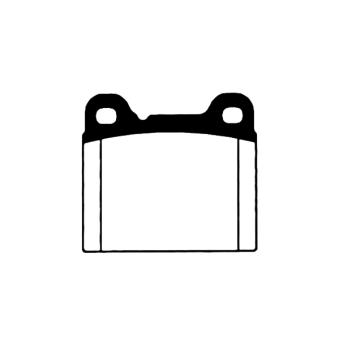 Jeu de 4 plaquettes de frein arrière RAICAM OEM 2715860 Jeu de 4 plaquettes de frein arrière RAICAM OEM 2715860