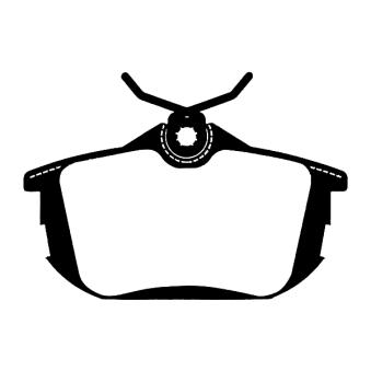 Jeu de 4 plaquettes de frein arrière RAICAM OEM 4544201020 Jeu de 4 plaquettes de frein arrière RAICAM OEM 4544201020