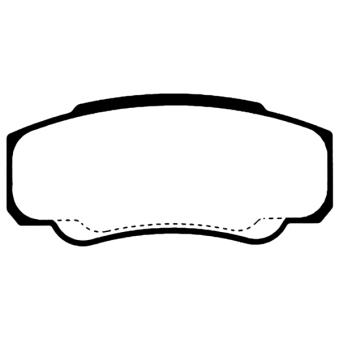 Jeu de 4 plaquettes de frein arrière RAICAM OEM 425247