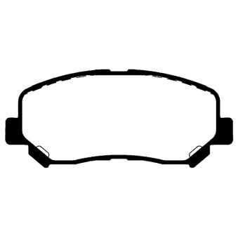 Jeu de 4 plaquettes de frein avant RAICAM OEM 68225170AC