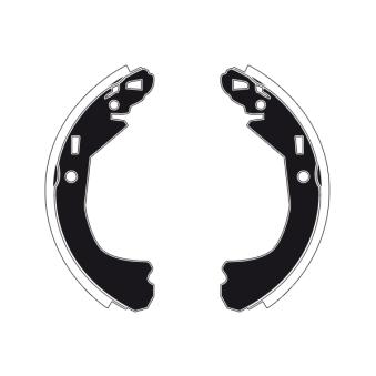 Jeu de mâchoires de frein, frein de stationnement RAICAM [RA20530]