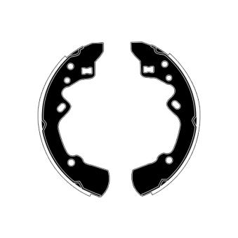 Jeu de mâchoires de frein RAICAM [RA25620]