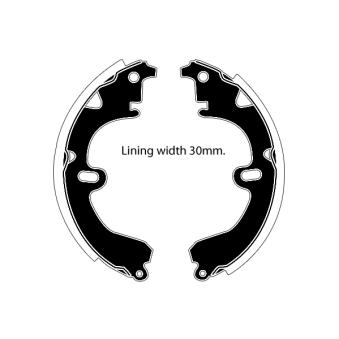 Jeu de mâchoires de frein RAICAM [RA25860]