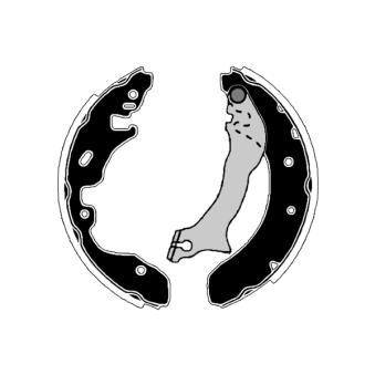 Jeu de mâchoires de frein RAICAM [RA27260]