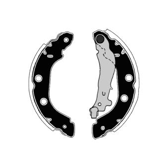 Jeu de mâchoires de frein RAICAM [RA27420]