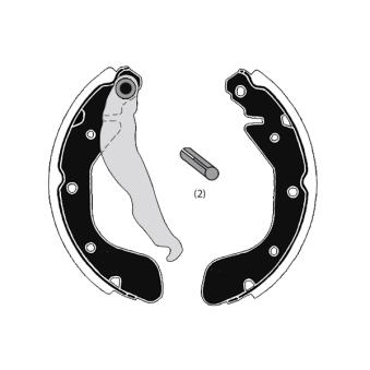 Jeu de mâchoires de frein RAICAM OEM S4520003