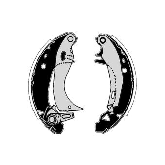 Jeu de mâchoires de frein RAICAM OEM 424121