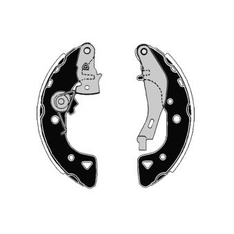 Jeu de mâchoires de frein RAICAM OEM 4241L3