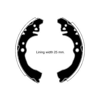 Jeu de mâchoires de frein RAICAM [RA27840]