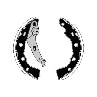 Jeu de mâchoires de frein RAICAM [RA27940]