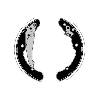 Jeu de mâchoires de frein RAICAM [RA28000]