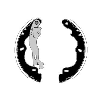 Jeu de mâchoires de frein RAICAM RA28680 pour FIAT PALIO 1.0 - 61cv