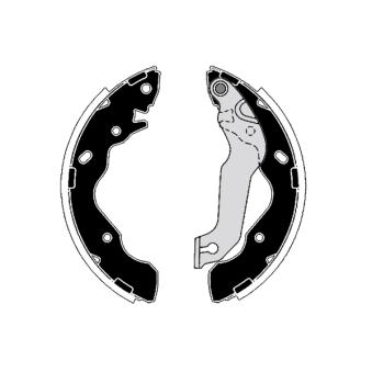 Jeu de mâchoires de frein RAICAM RA29580 pour HYUNDAI MATRIX 1.5 CRDi VGT - 110cv