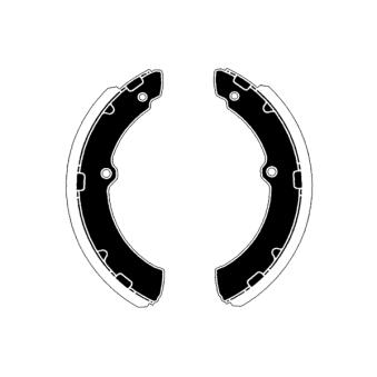 Jeu de mâchoires de frein RAICAM [RA30160]