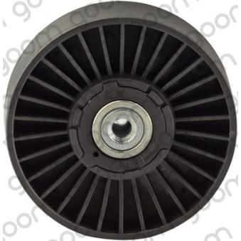 Poulie renvoi/transmission, courroie trapézoïdale à nervures GOOM PU-0012 pour AUDI R8 2.5 Syncro - 110cv