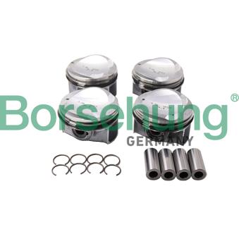 Jeu de segments de pistons Borsehung B13584 pour SEAT LEON 1.8 TSI - 180cv