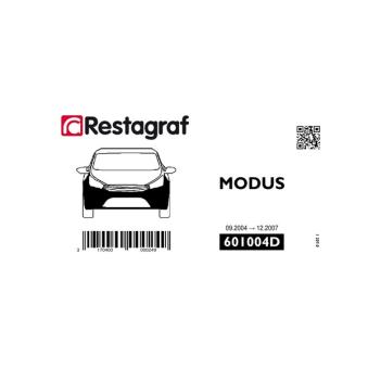 Kit de clip de fixation, carrosserie RESTAGRAF 601004D pour RENAULT MODUS 1.2 16V Hi-Flex - 75cv