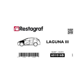 Kit de clip de fixation, carrosserie RESTAGRAF 601016B pour RENAULT LAGUNA 2.0 16V Turbo - 170cv