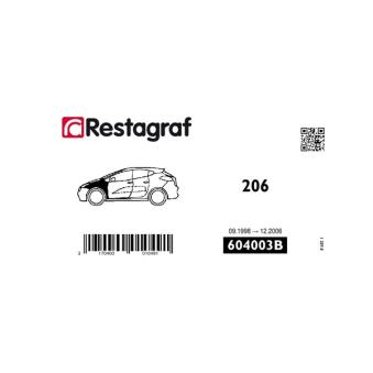 Kit de clip de fixation, carrosserie RESTAGRAF 604003B pour RENAULT CLIO 1.4 i - 75cv