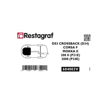 Kit de clip de fixation, carrosserie RESTAGRAF [604003V]