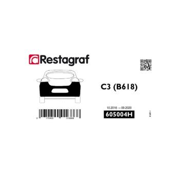 Kit de clip de fixation, carrosserie RESTAGRAF 605004H