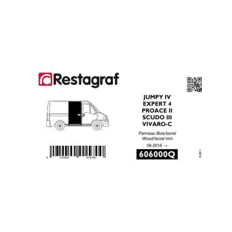 Kit de clip de fixation, carrosserie RESTAGRAF 606000Q