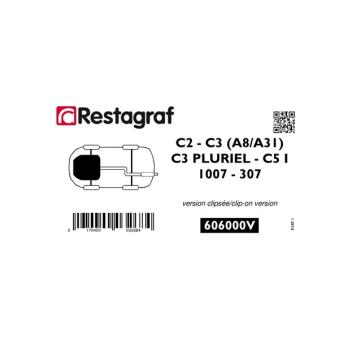 Kit de clip de fixation, carrosserie RESTAGRAF [606000V]