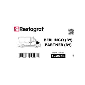 Kit de clip de fixation, carrosserie RESTAGRAF 606004B pour RENAULT DUSTER 1.2 PureTech 110 - 110cv