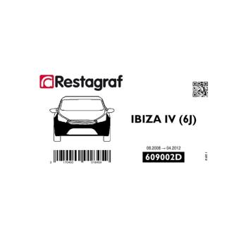 Kit de clip de fixation, carrosserie RESTAGRAF 609002D pour SEAT IBIZA 1.2 TDI - 75cv