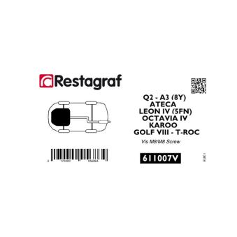 Kit de clip de fixation, carrosserie RESTAGRAF 611007V pour VOLKSWAGEN ID.5 1.0 TSI e-TEC - 110cv
