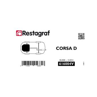 Kit de clip de fixation, carrosserie RESTAGRAF [616004V]