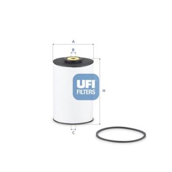 Filtre à carburant UFI OEM 4125030024 Filtre à carburant UFI OEM 4125030024
